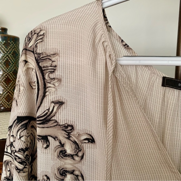 BCBG MaxAzria Fiona Blouse, Oversized, Dolman Sleeves, Size XXS - Picture 4 of 12